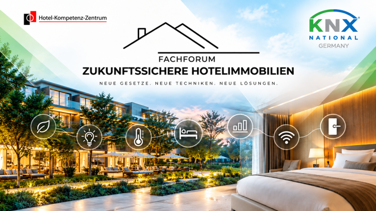KNX Deutschland beim Fachforum „Zukunftssichere Hotelimmobilien“